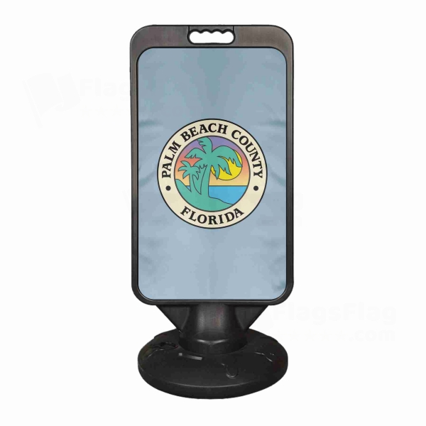 Palm Beach Count Florida Plastic Advertising Pontoon