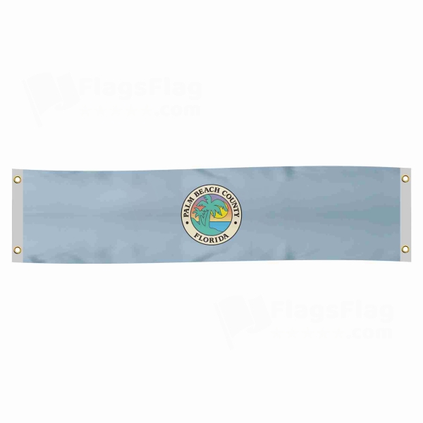 Palm Beach Count Florida Poster Banner