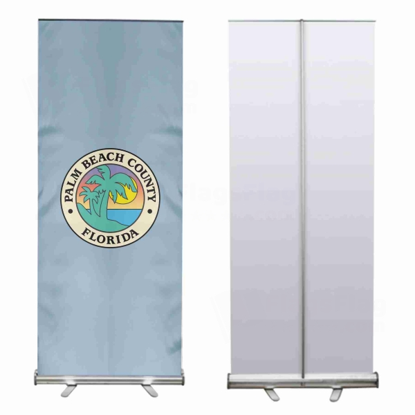 Palm Beach Count Florida Roll Up Banner