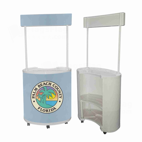 Palm Beach Count Florida Round Display Stand