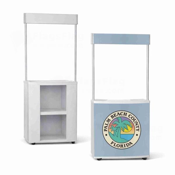 Palm Beach Count Florida Square Promotion Stand