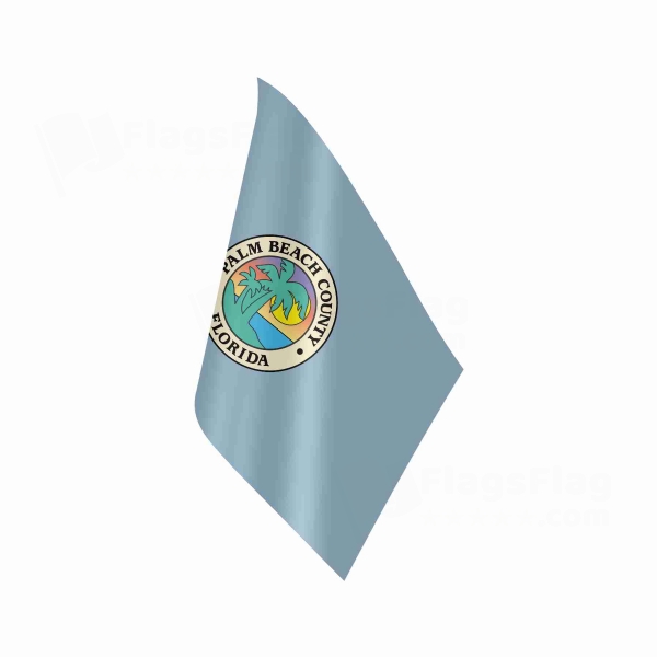 Palm Beach Count Florida Table Flag