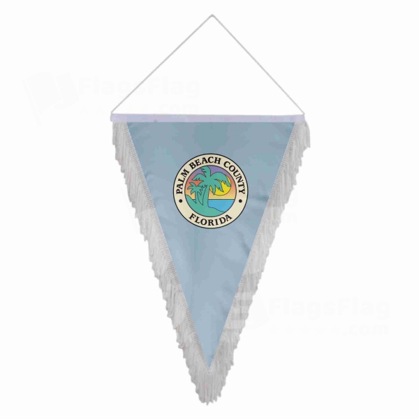 Palm Beach Count Florida Triangle Fringed Streamers