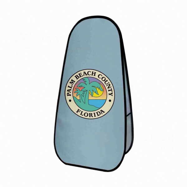 Palm Beach Count Florida Vertical Cloth Banner Display Stands