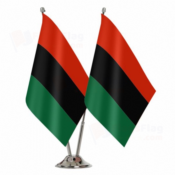 Pan Africa Binary Table Flag
