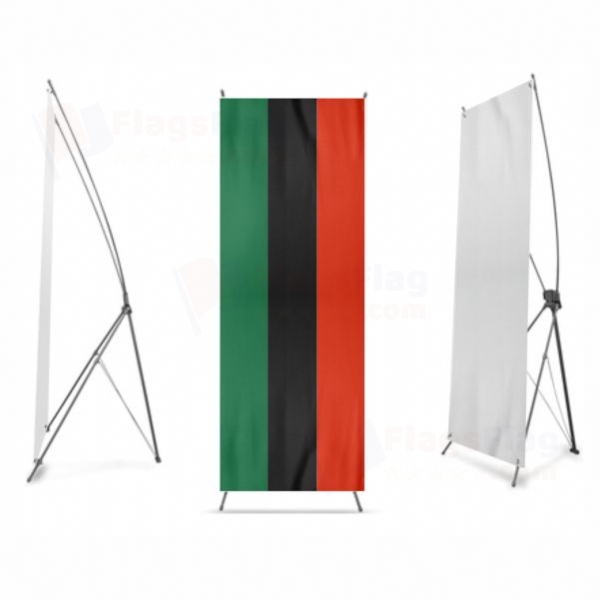 Pan Africa Digital Print X Banner