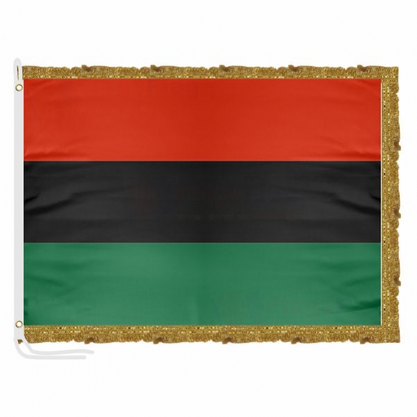 Pan Africa Satin Office Flag