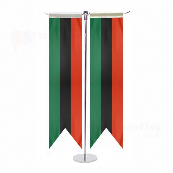 Pan Africa T Table Flags