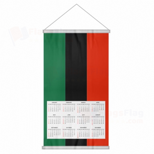 Pan Africa Woven Fabric Digital Printing Calendar