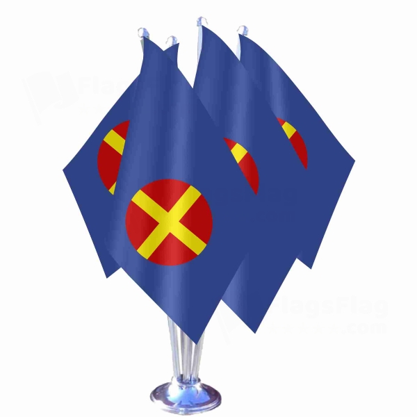 Pan European Union Of The Kalergi Quadruple Table Flag