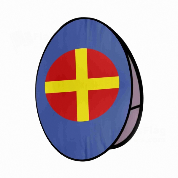 Pan European Union Of The Kalergi Round Cloth Banner Display Stands