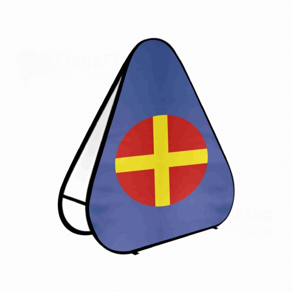 Pan European Union Of The Kalergi Triangle Fabric Banner Display Stands