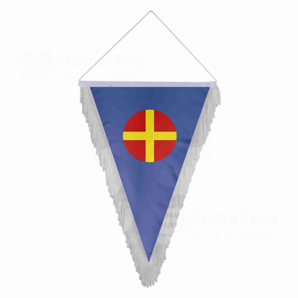 Pan European Union Of The Kalergi Triangle Fringed Streamers