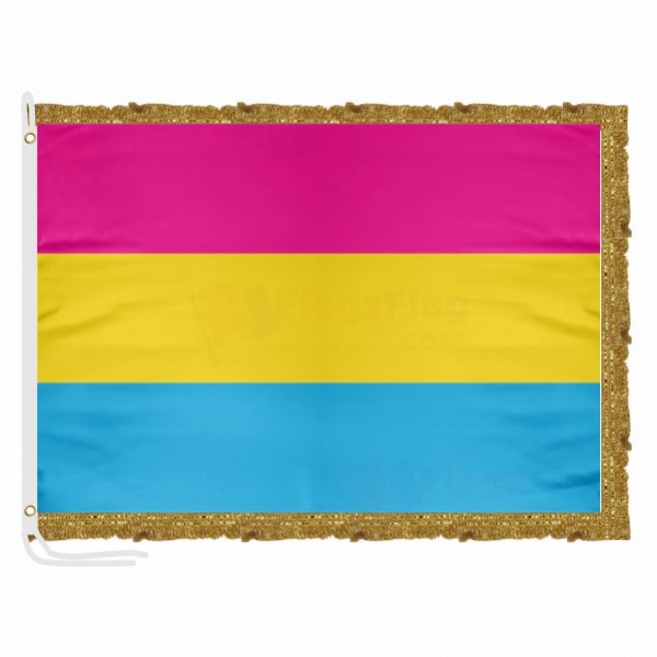 Pansexual Satin Office Flag