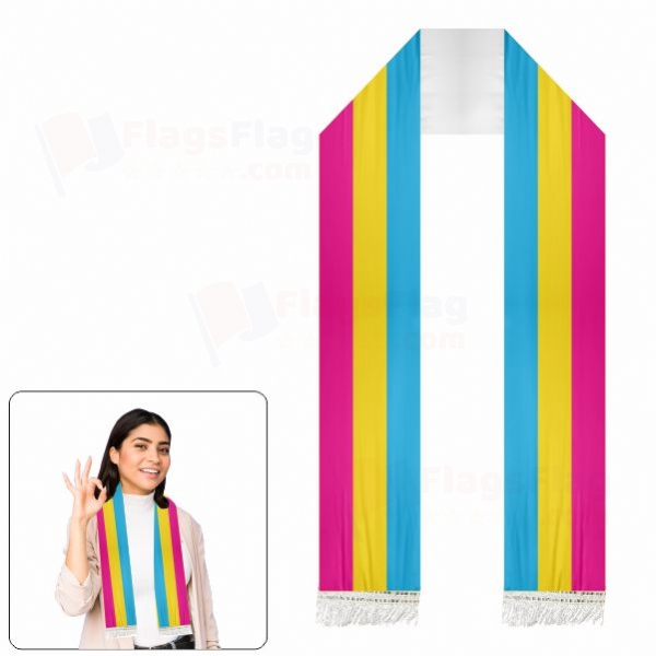 Pansexual Scarf Digital Printing