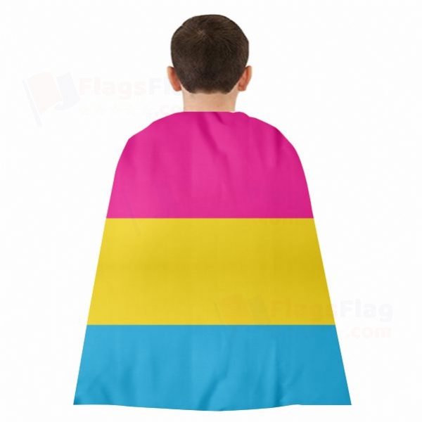 Pansexual Woven Fabric Cloak Digital Printing