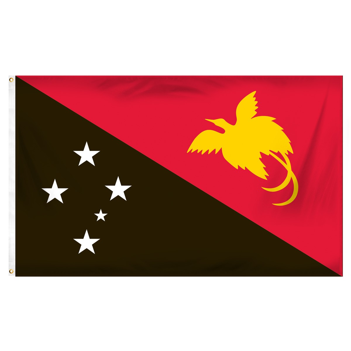 Papua New Guinea Single Table Flag