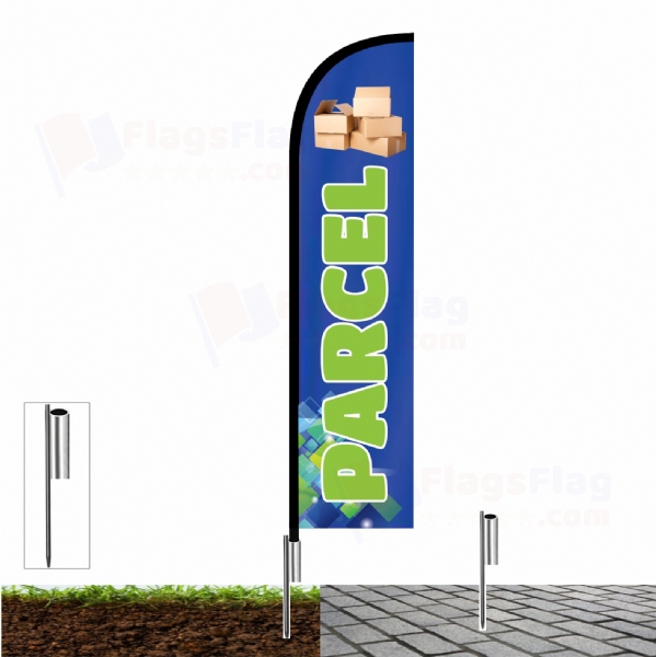Parcel Beach Flag and Sail Flag