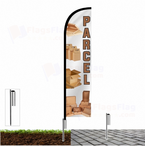 Parcel Fishing Rod Flag