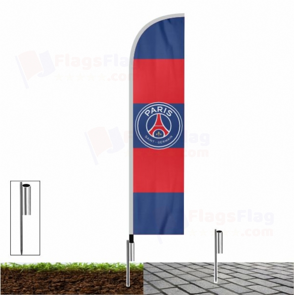 Paris Saint Germain FC Beach Flags Paris Saint Germain FC Sailing Flags