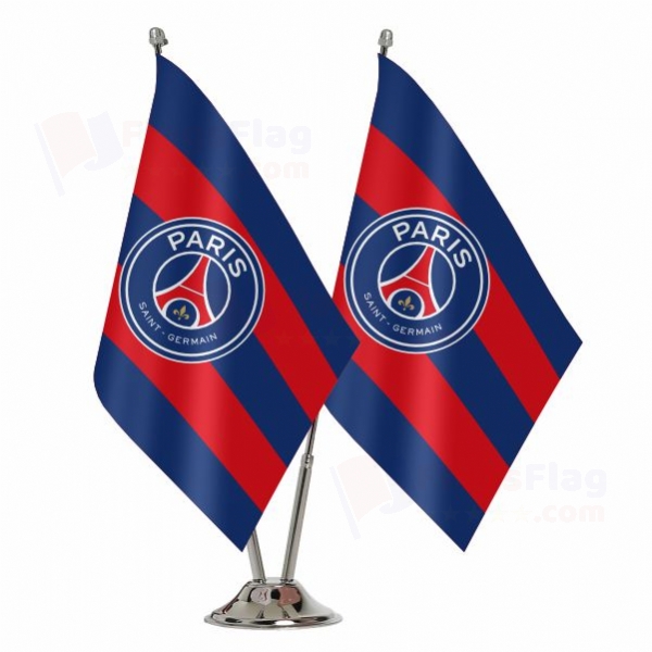 Paris Saint Germain FC Binary Table Flag