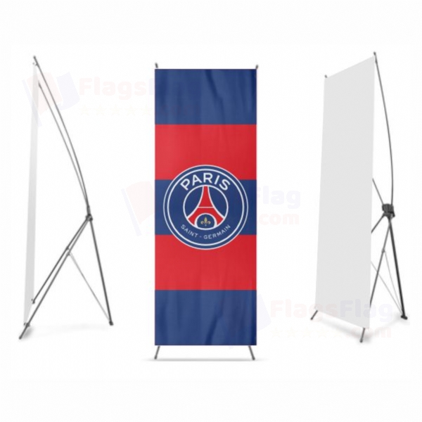 Paris Saint Germain FC Digital Print X Banner