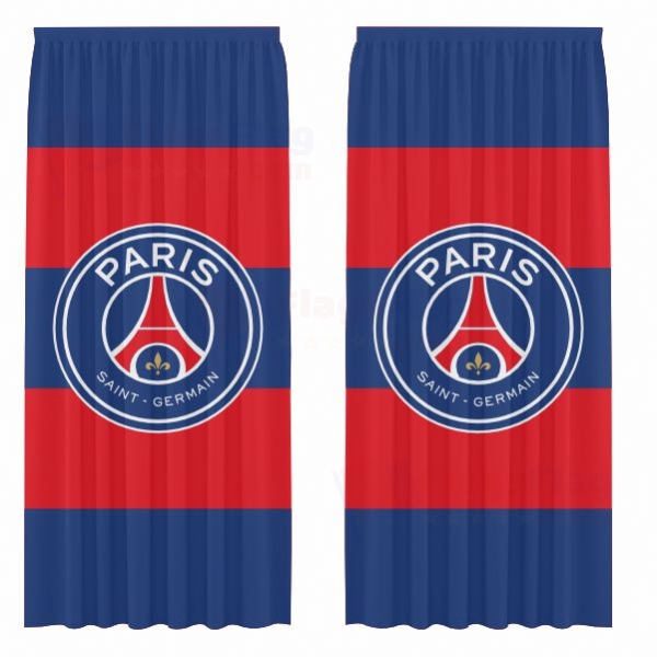 Paris Saint Germain FC Digital Printed Curtains