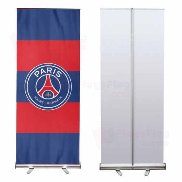 Paris Saint Germain FC Roll Up Banner