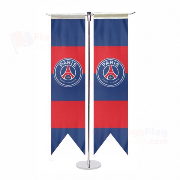 Paris Saint Germain FC T Table Flags