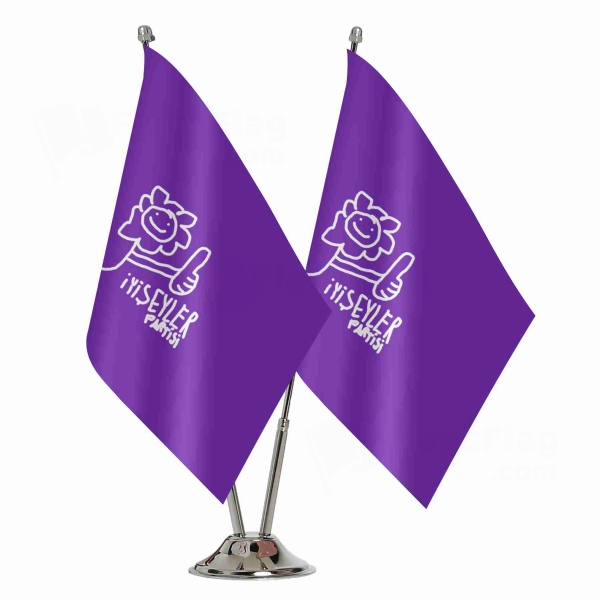 Party Of Good Deeds Binary Table Flag