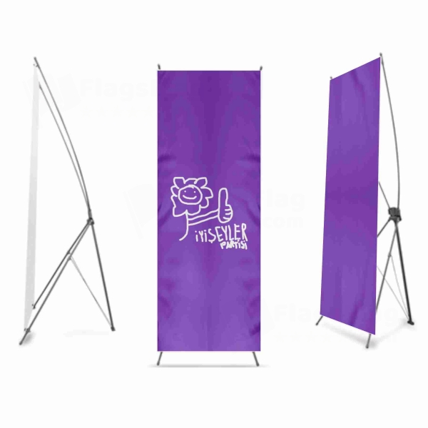 Party Of Good Deeds Digital Print X Banner