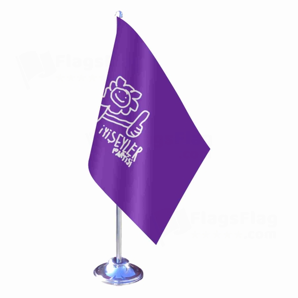 Party Of Good Deeds Single Table Flag