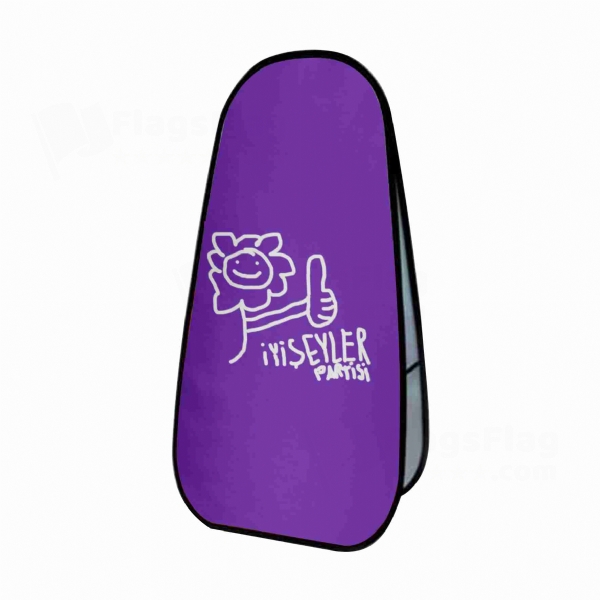 Party Of Good Deeds Vertical Cloth Banner Display Stands