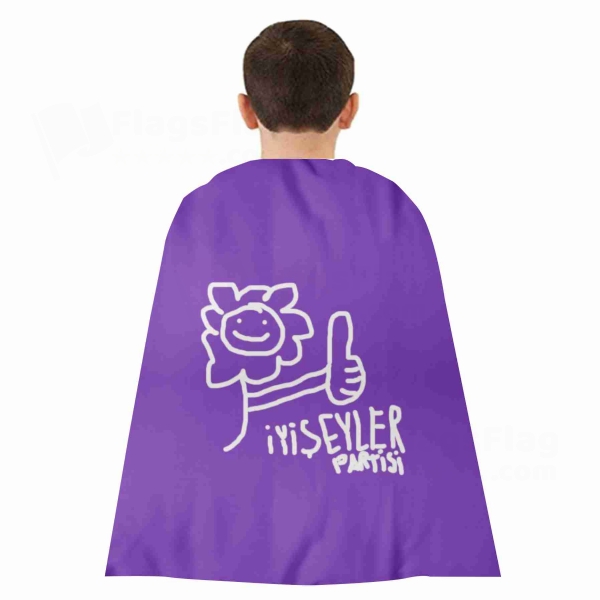 Party Of Good Deeds Woven Fabric Cloak Digital Printing