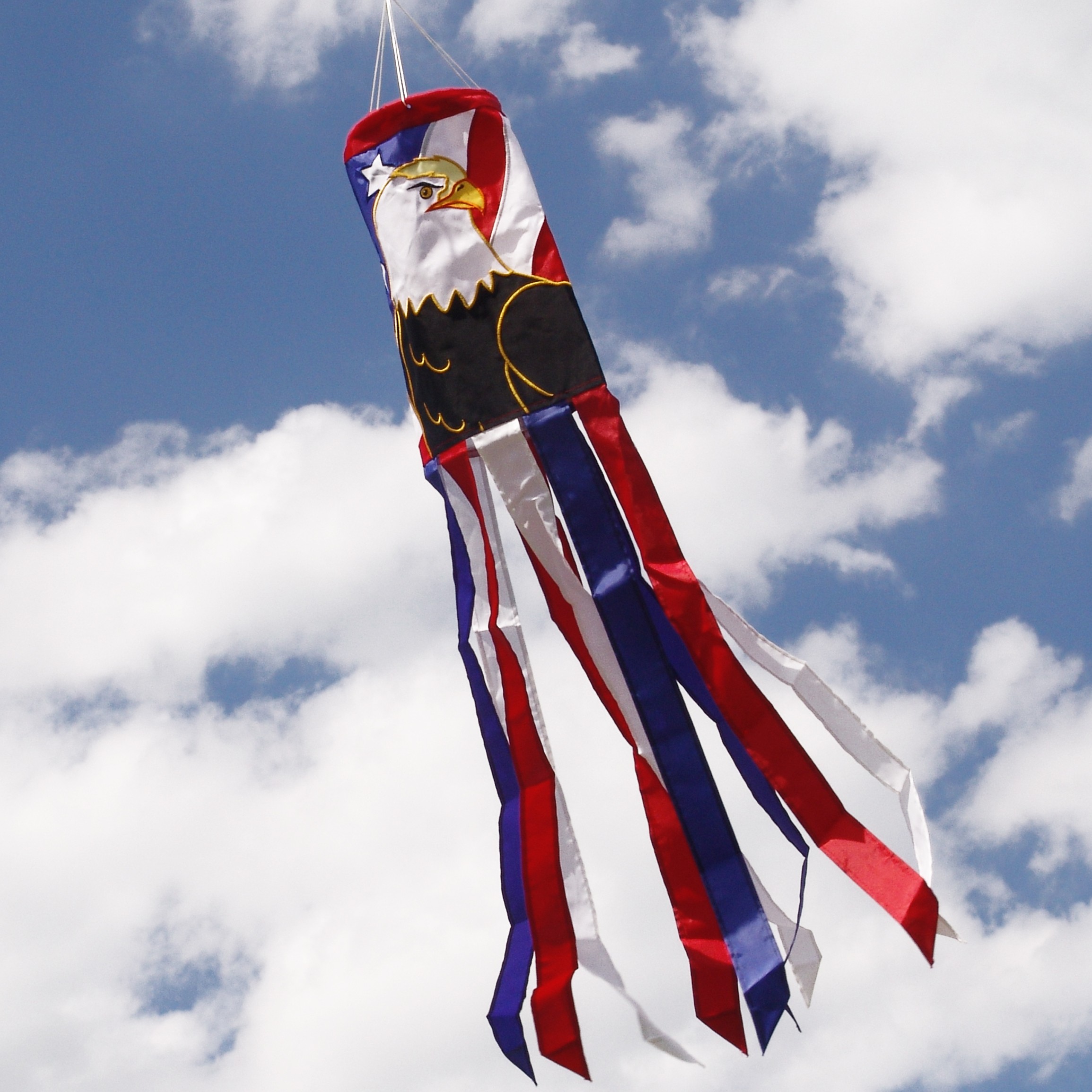 Patriotic Eagle Windsock