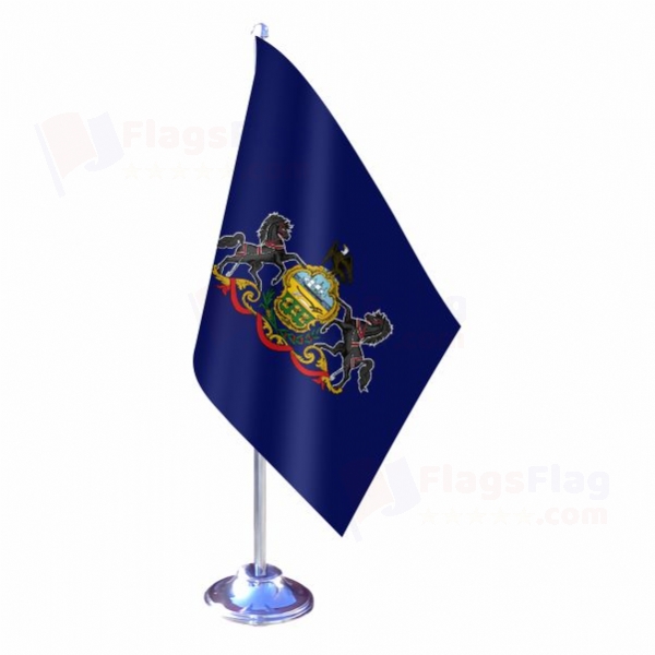 Pennsylvania Single Table Flag
