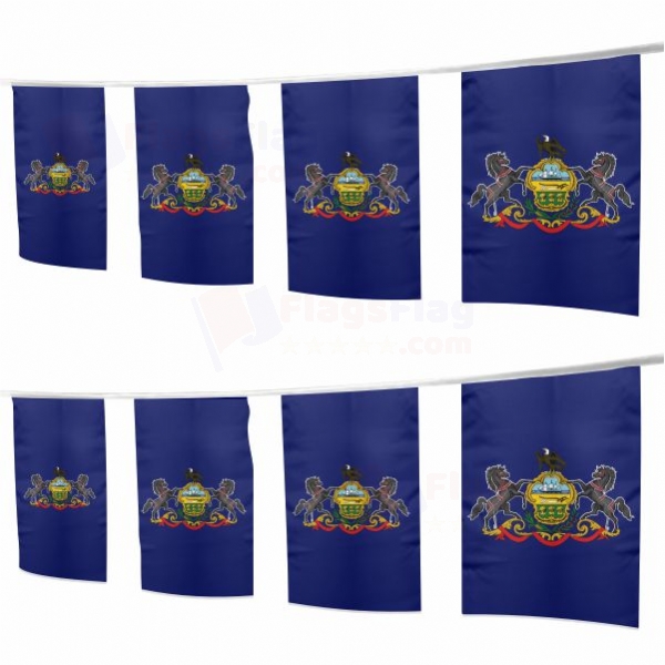 Pennsylvania Square String Flags