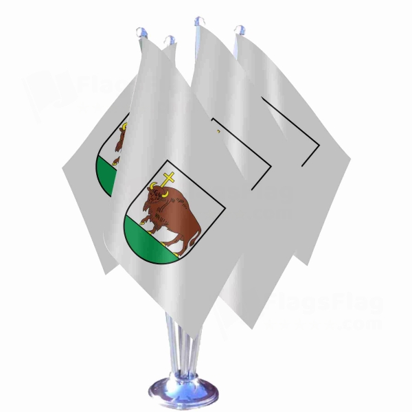 Perloja Quadruple Table Flag