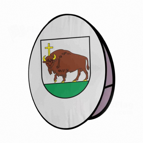Perloja Round Cloth Banner Display Stands
