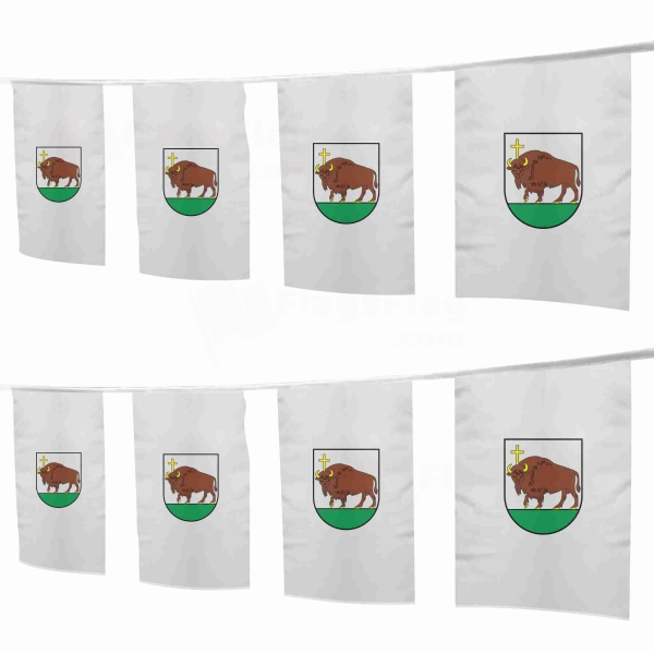 Perloja Square String Flags