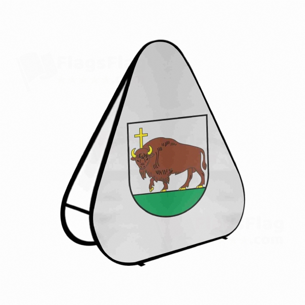 Perloja Triangle Fabric Banner Display Stands
