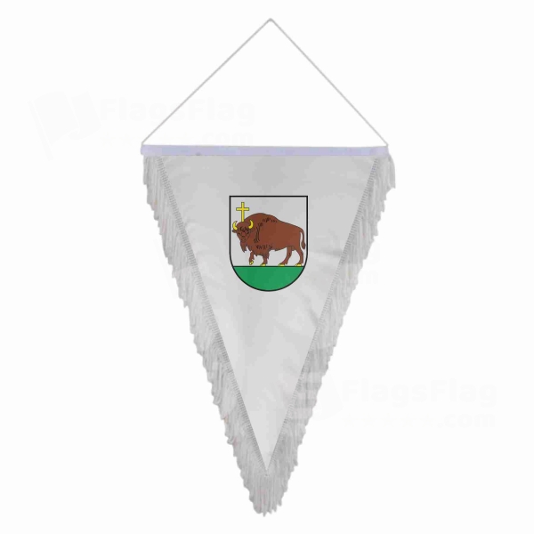 Perloja Triangle Fringed Streamers