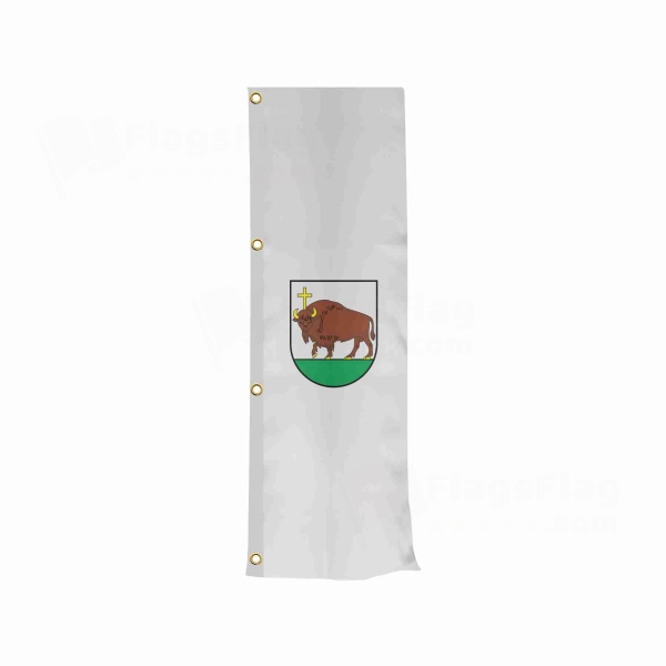 Perloja Vertically Raised Flags