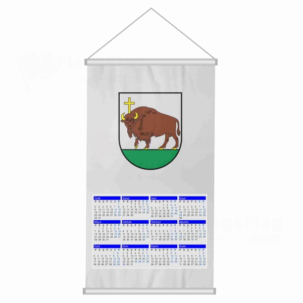 Perloja Woven Fabric Digital Printing Calendar