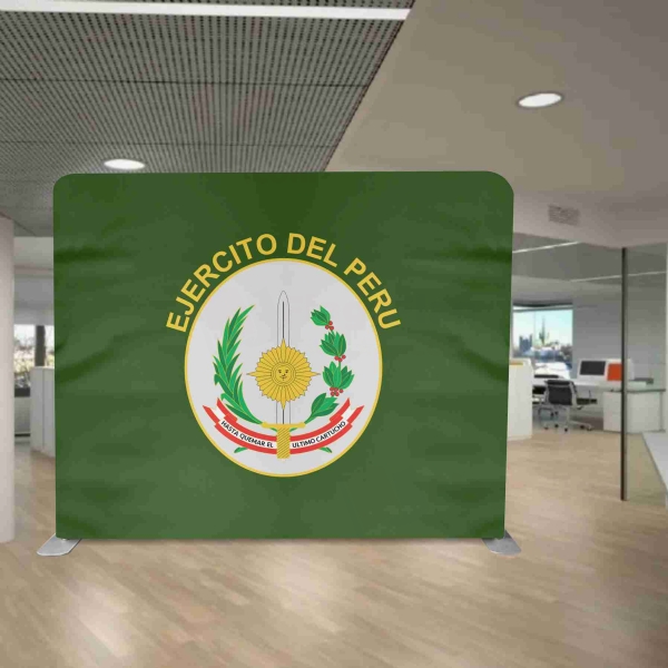 Peruvian Army Background Stand Printing