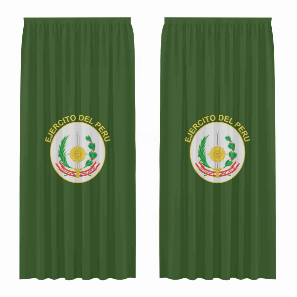 Peruvian Army Digital Printed Curtains
