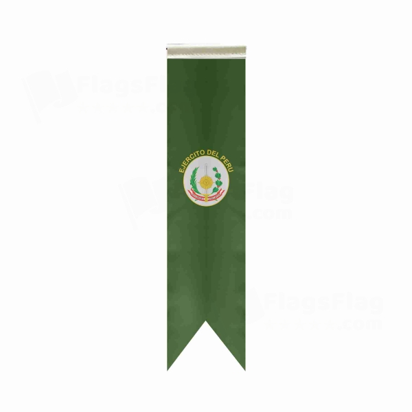 Peruvian Army L Table Flags Flag Only
