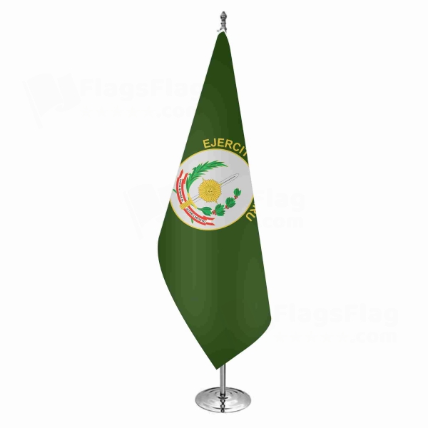 Peruvian Army Office Flag Peruvian Army Office Flags