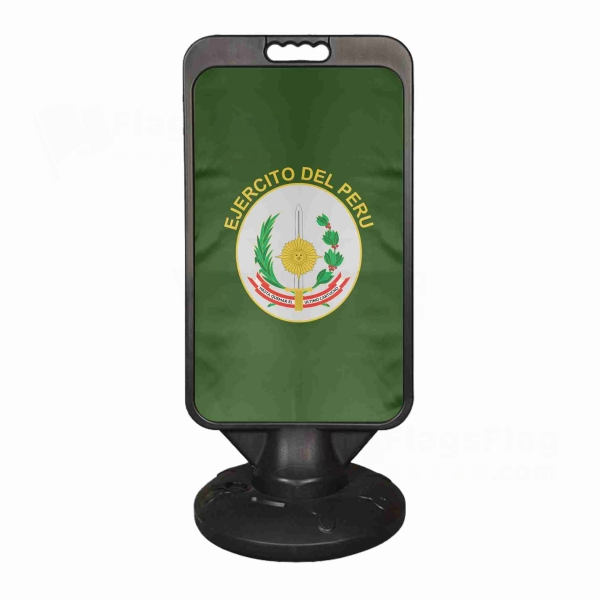 Peruvian Army Plastic Advertising Pontoon