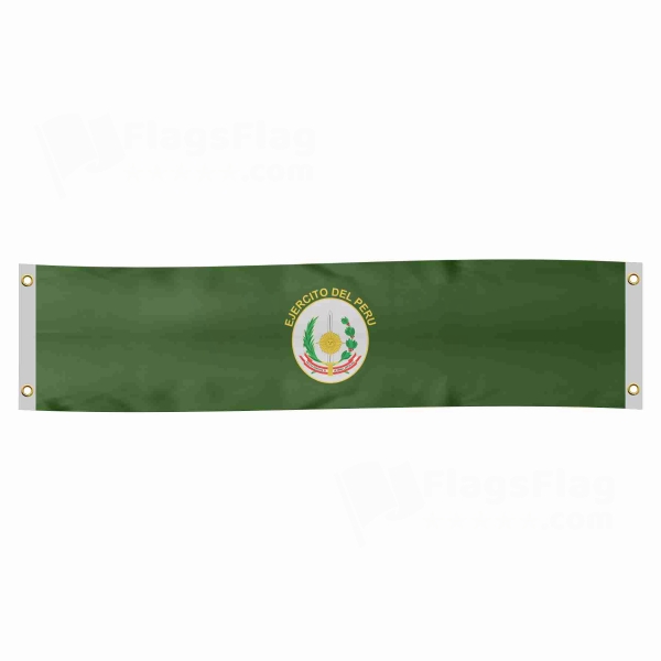 Peruvian Army Poster Banner